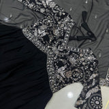 Black Designer Anarkali Suit