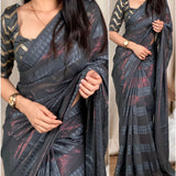 Glamorous saree With Designer Blouse