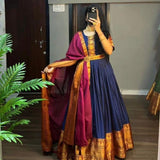 Treditional  Narayan Pet Gown