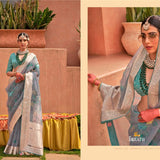 Lightweight Texture Organza Silk Saree