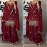 Designer PartyLook Top Sharara
