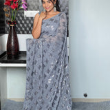 Beautifull Sequance Saree Collection