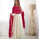 Festive Lightweight Silk Anarkali Gown