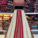 Faux Georgete Sequance Work Lehenga