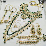 Bridal necklace accessories combo set