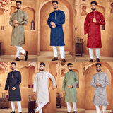 Heavy Jacquard Men's Kurta