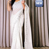 Beautiful Sequnce Work Saree