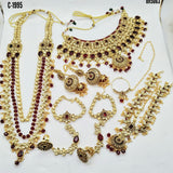 Bridal necklace accessories combo set