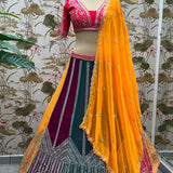 Beautiful Multicolored Lehenga Choli