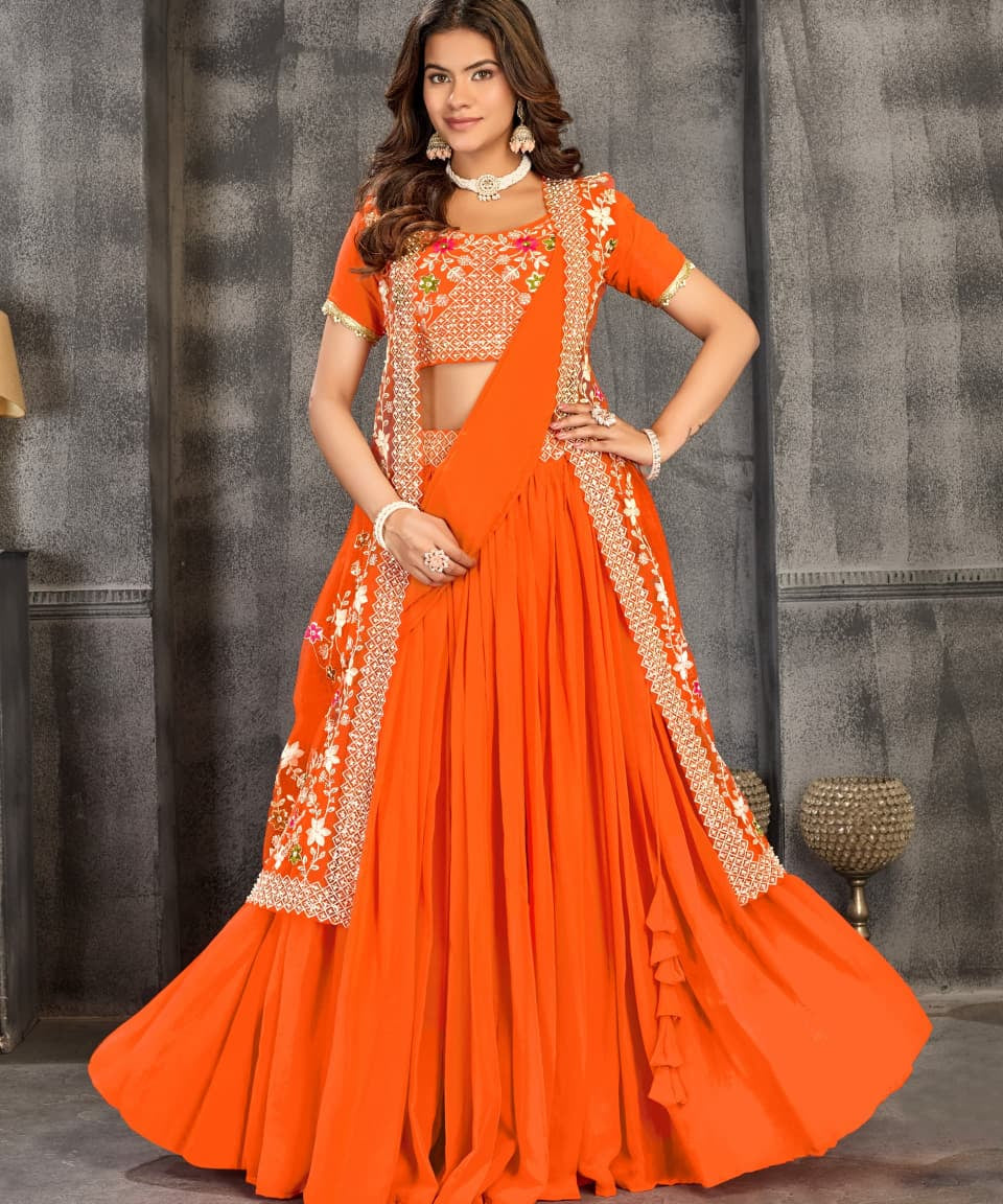 Classic Net Koti Half Saree