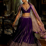 Wedding  Blue Lehenga Choli