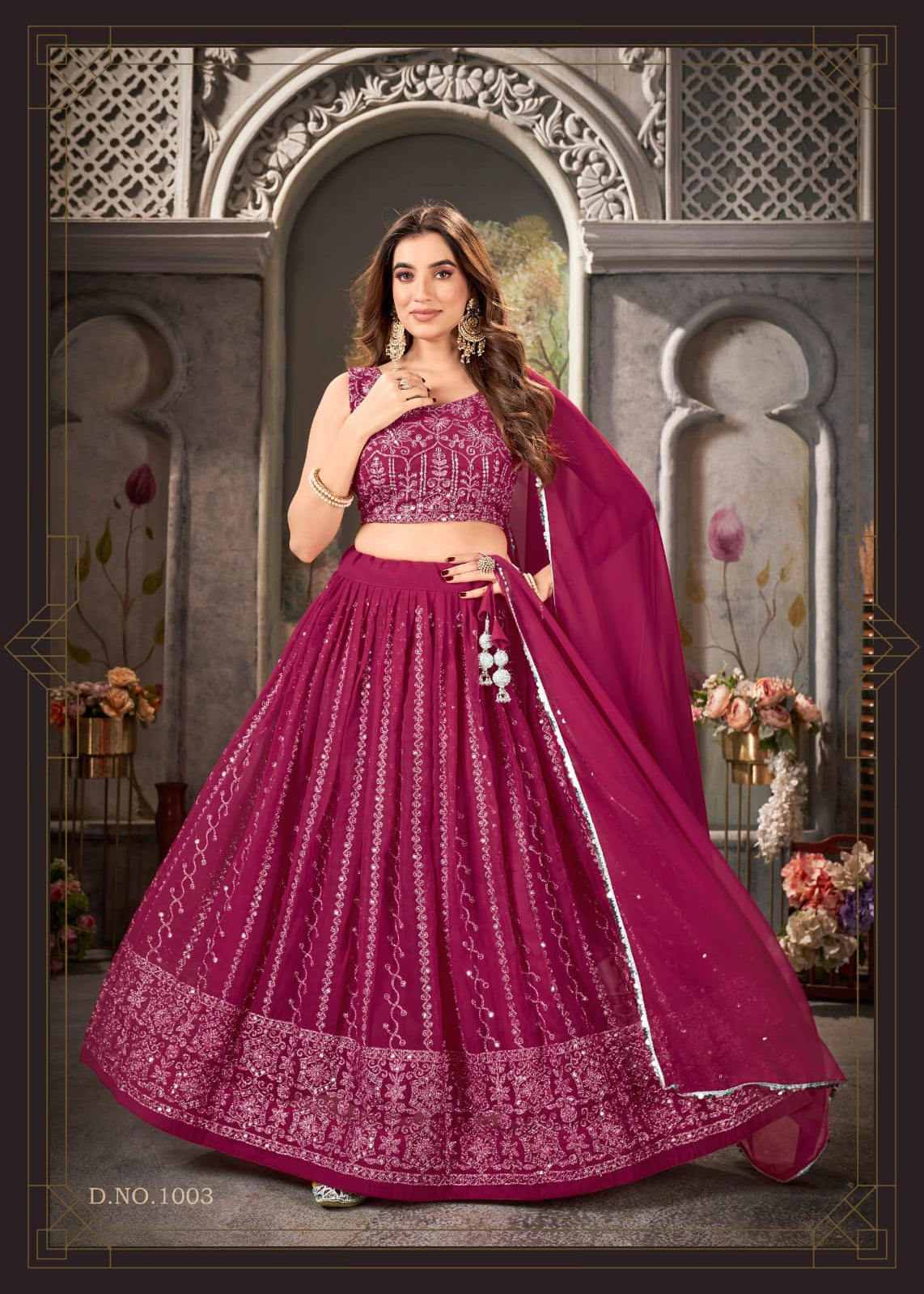 Treditional  Pure Georgette Lehenga