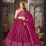 Treditional  Pure Georgette Lehenga