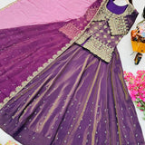 Designer Party Top Lehenga & Dupatta