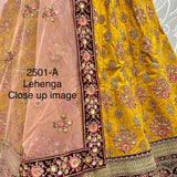 Velvet Attached Multi Embroidered Lehengacholi