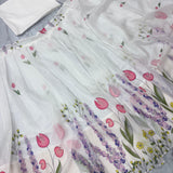 Lavish White Printed Lehenga
