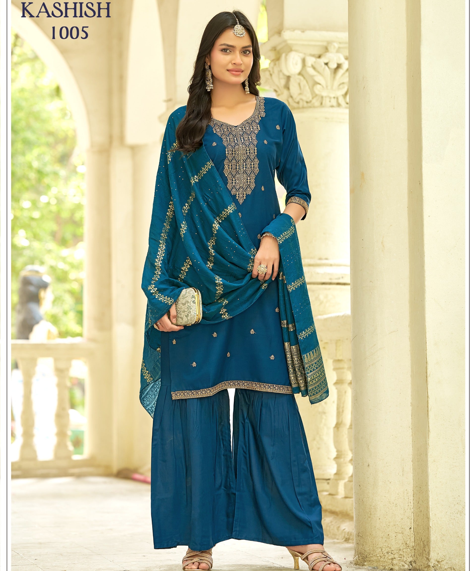 Kashish Rayon Embroidered Suit