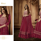 Heavy faux georgette Anarkali dress