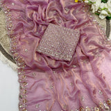 Gaytri Silk Beads Work Saree