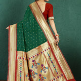 Elegance Pithani Soft SIlk Saree