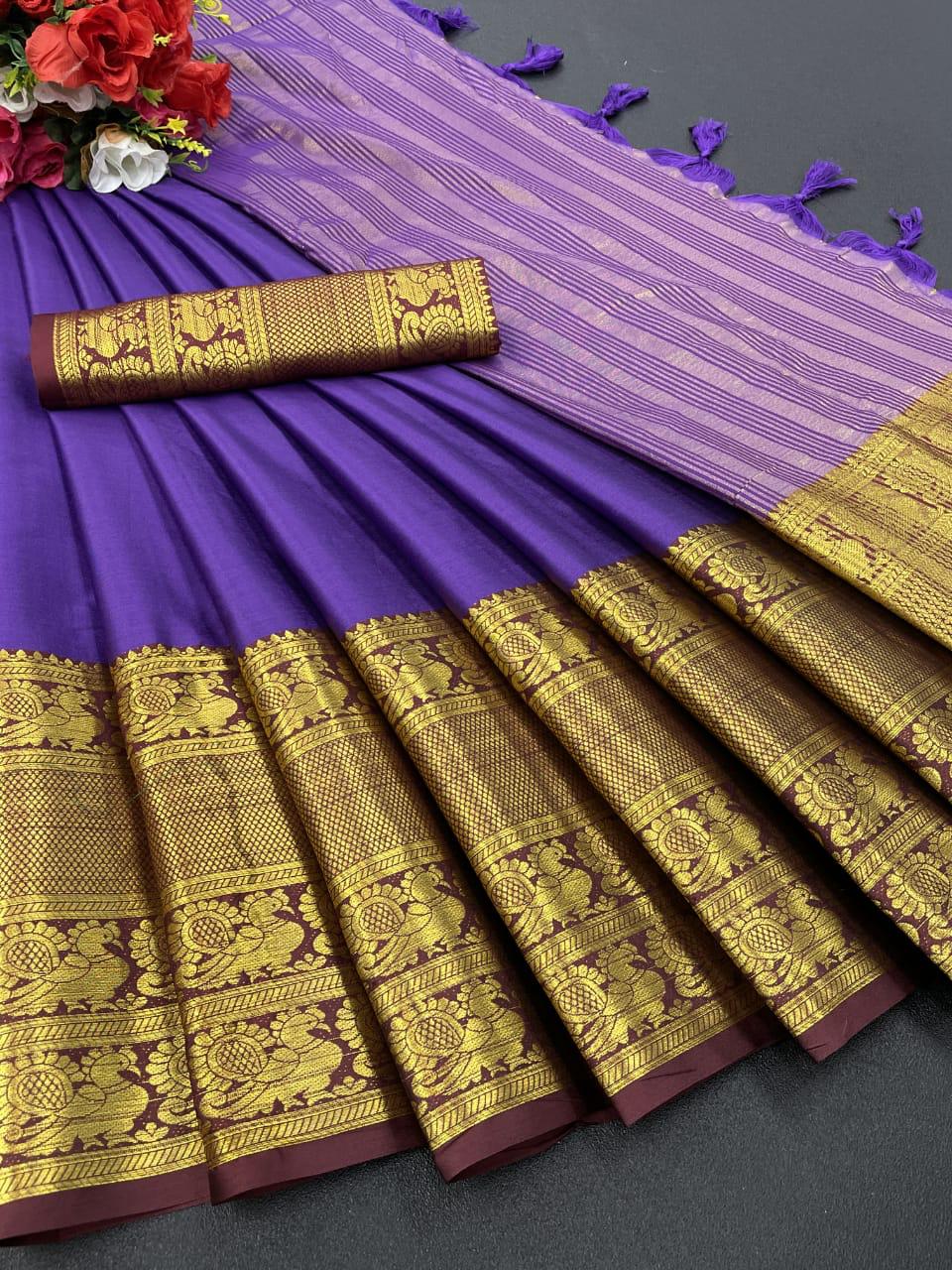 Banarasi silk Jacquard sare