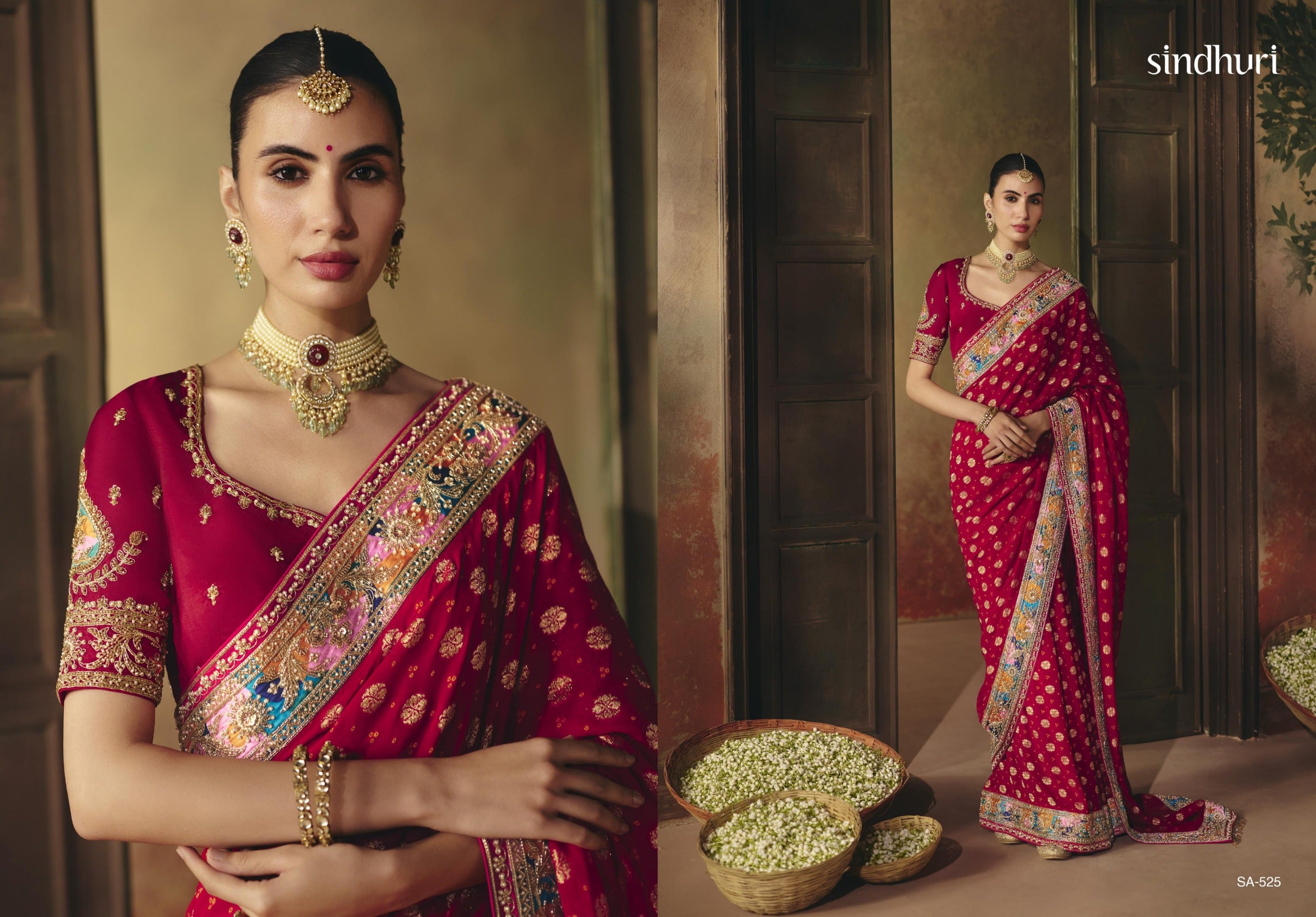 Suhag Wardrobe Bandhej Saree