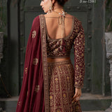 Bridal Wedding Premium Velvet Lehenga Choli