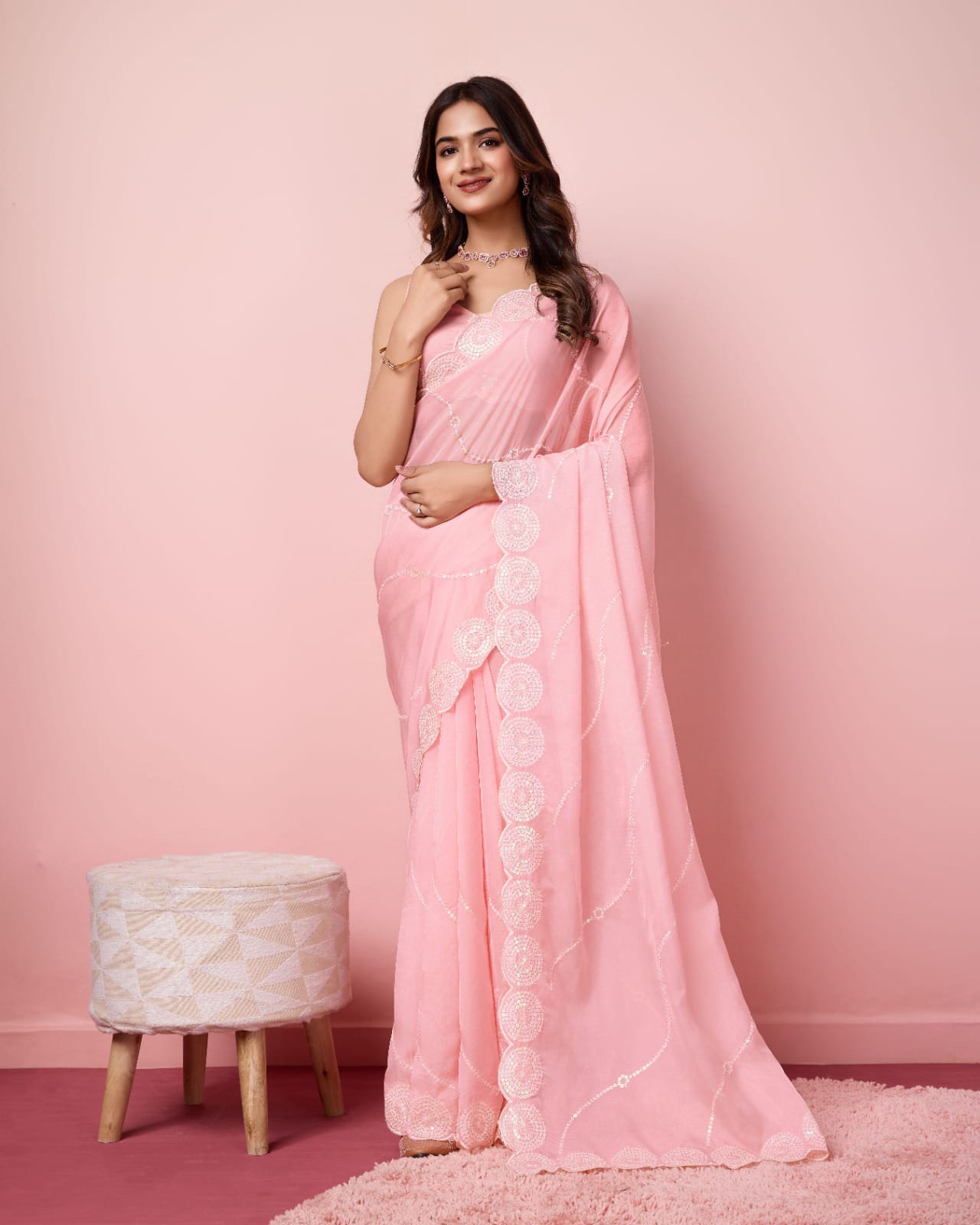 Beautifull Soft Organza Saree