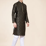 Premium Men's Art Silk Kurta