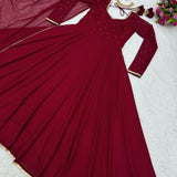 Faux Georgette anarkali dress