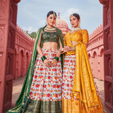 Partywear Banarasi Silk lahenga