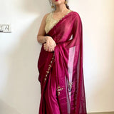 Rangoli silk Hand Work Saree