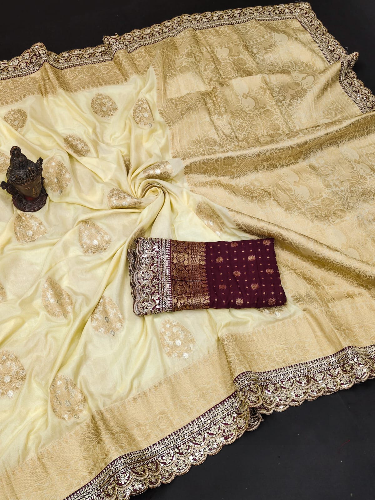 Pure Soft Silk Khadi Silk Saree