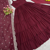 Fancy Heavy Georgette Gown