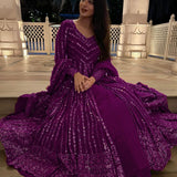 Attractive Heavy Sequence Suit Collection