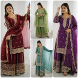 Panjabi Occasionally Embroidered Suit