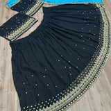 Heavy Georgette Embroidered Lehenga