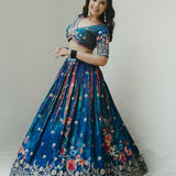 Heavy Boutique Flower Printed Lehenga