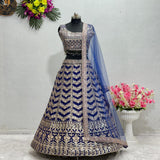 Bridal Georgette Embroidered Lehenga