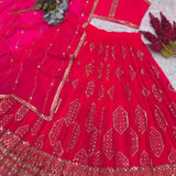 Light Pink Designer Bollywood Lehenga