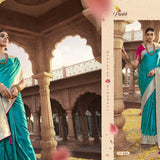 New arrival platinum silk saree