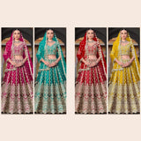 Bridal Butterfly Net Heavy Lehenga