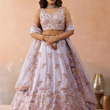 Lavender Adorn Embroidered Lehenga