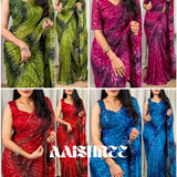 Embrace tradition With spray print saree