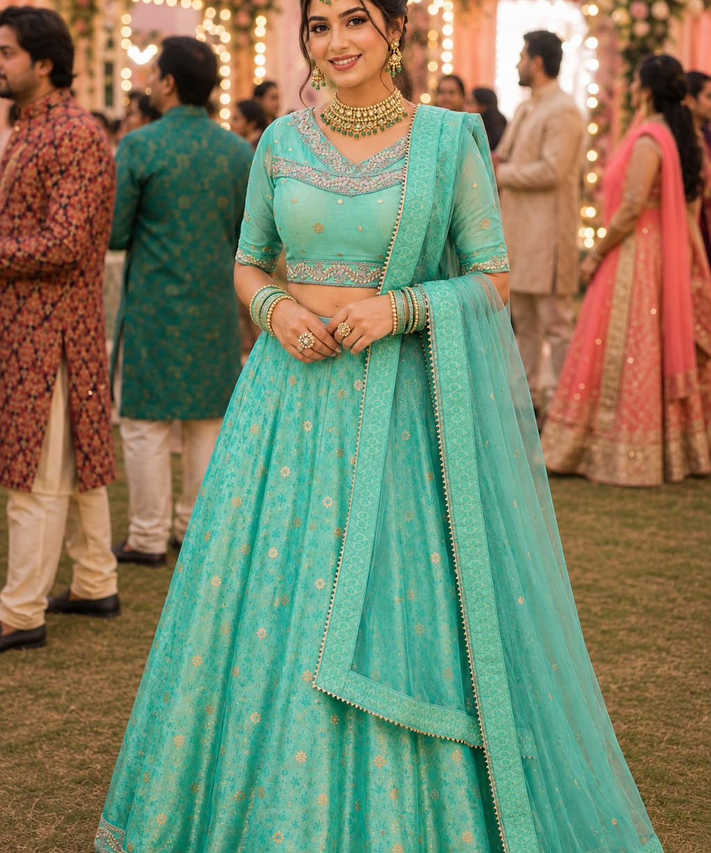 Hirni Stunning Viscose Lehenga