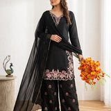 Black Partylook French Crep Suit