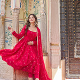 Showcasing Fendy Silk Flaired Suit