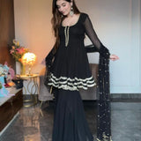 Black Top and Sharara Collection