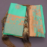 Beautifull Art Silk Jacquard Border Saree