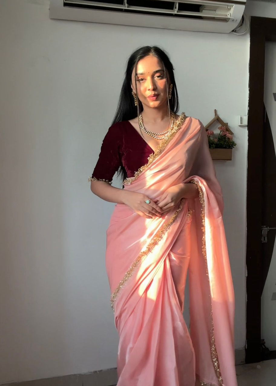 Beautifull Jimmy Silk Saree